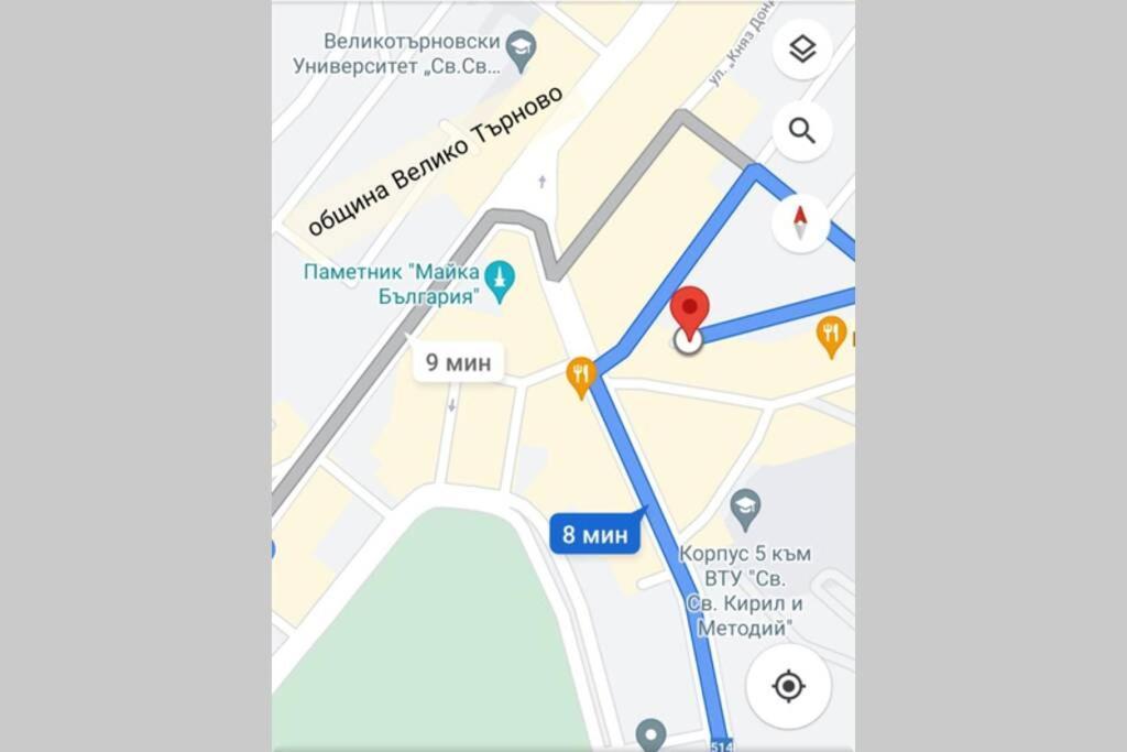 Хотелски Апартамент Стило В Идеалния Център. Veliko Tărnovo Exterior foto